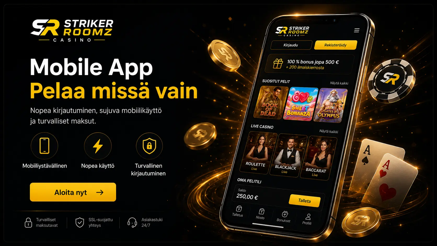 StrikerRoomz App